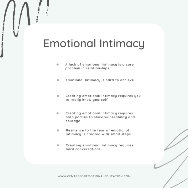 Emotional intimacy Centre for Emotional Education