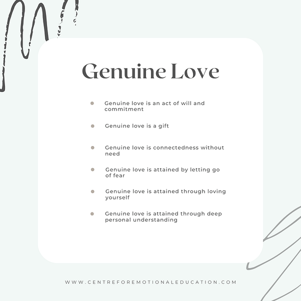 essay about genuine love